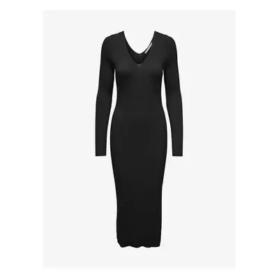 Black women's sweater mididress ONLY Julie - Women