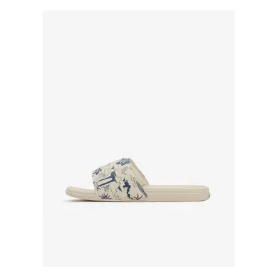 Beige Women's Patterned Slippers VANS La Costa - Women