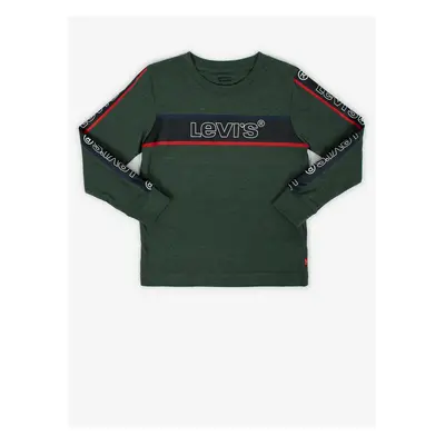 Levi&#39;s Black-Green Boys Long Sleeve T-Shirt Levi&#39;s® - Boys