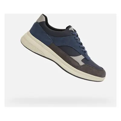 Blue men's sneakers Geox Spherica Ecub-3 - Men