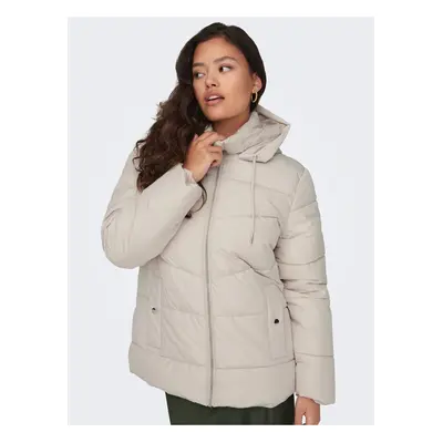 JDY Turbo Beige Ladies Quilted Jacket - Women