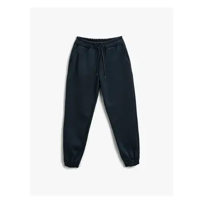 Koton Basic Rack Sweatpants With Tie Waist.