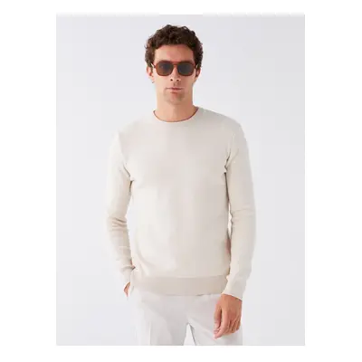 LC Waikiki Crew Neck Long Sleeve Men's Knitwear Sweater