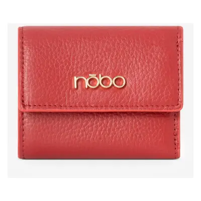 Nobo Women's Small Natural Leather Wallet Red