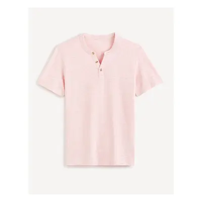 Celio T-shirt henley Cegeti - Men's