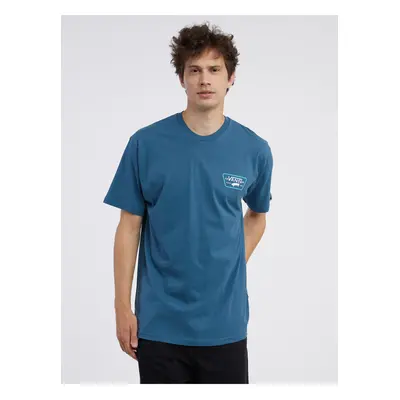 Dark blue men's T-shirt VANS Full Patch - Men