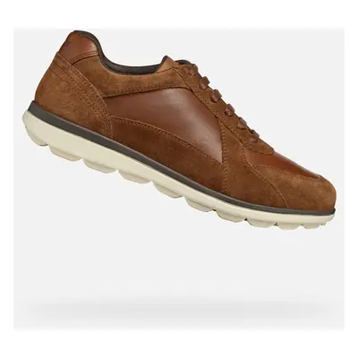 Brown men's sneakers Geox Spherica Ec12 - Men's