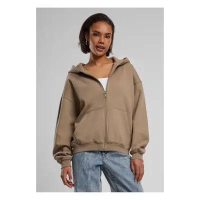 Women's Zip Hoody - Brown