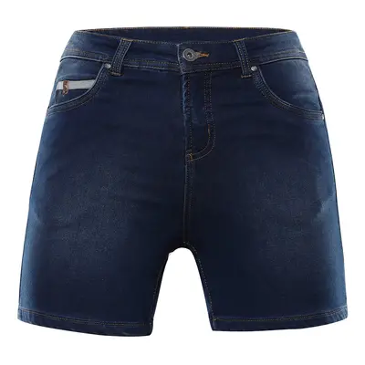 Women's denim shorts ALPINE PRO THASA mood indigo