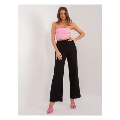 Black women's cotton pants SUBLEVEL