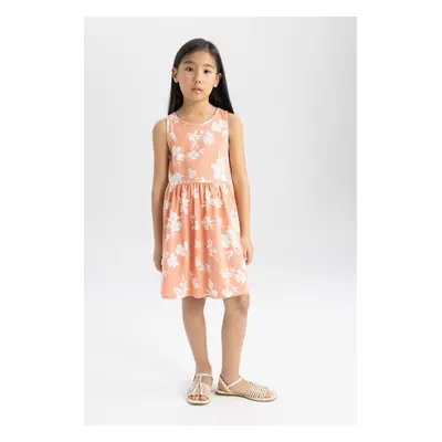 DEFACTO Girl Patterned Sleeveless Dress