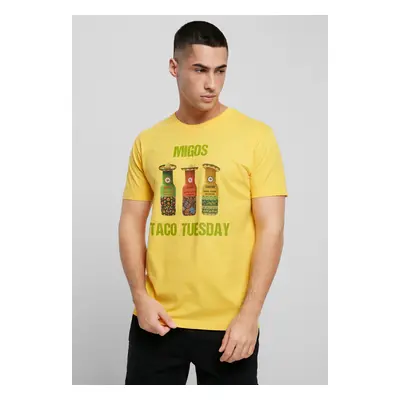 Men's T-shirt Migos Taco Tuesday yellow