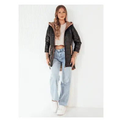 Women's quilted jacket FLONSA black Dstreet