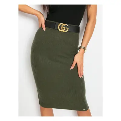 Macarena khaki skirt