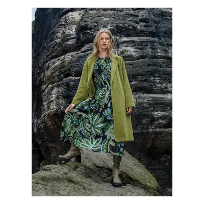 Orsay Green Ladies Floral Dress - Women's