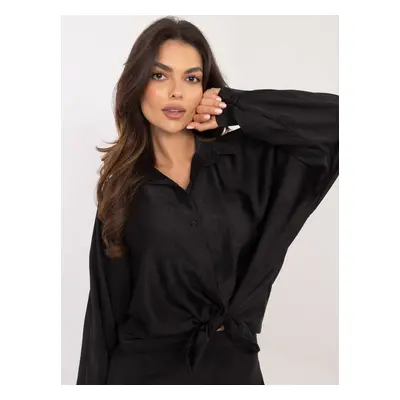 Black oversize shirt