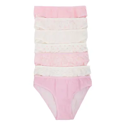 Ecru-pink women's classic panties 7-pack