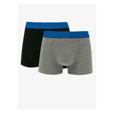 Set of two men's boxers in black and gray Replay - Men