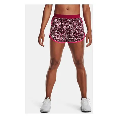 Under Armour Shorts UA Fly By 2.0 Printed Short -PNK - Women