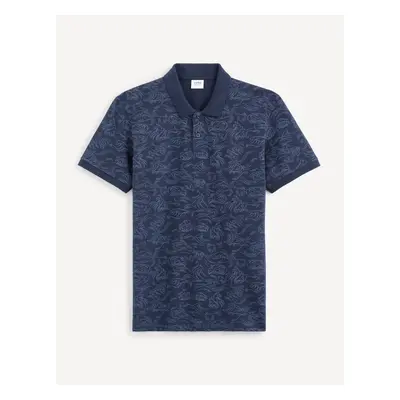 Celio Polo Pique Gevague T-Shirt - Mens