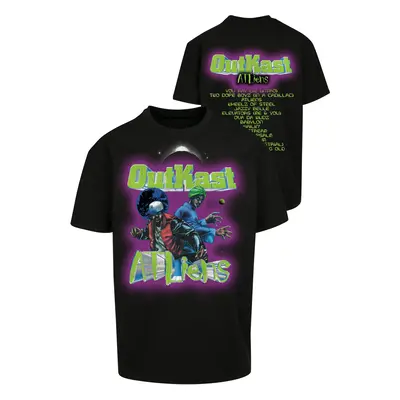 Oversize T-shirt Outkast Atliens black