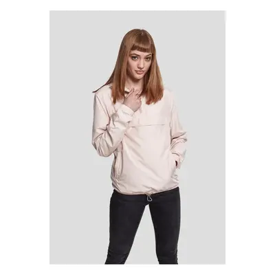 Women's Basic Pull Over Jacket Light Pink