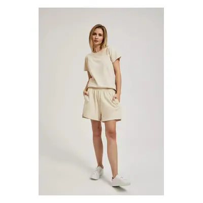 Women's shorts MOODO - beige