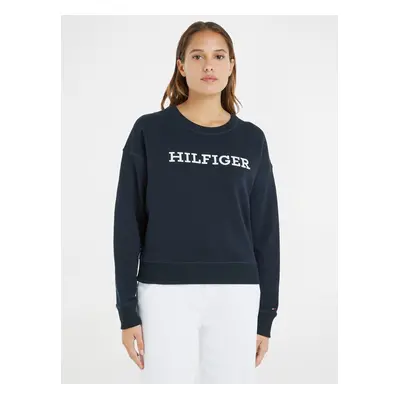 Dark blue Womens Sweatshirt Tommy Hilfiger - Women