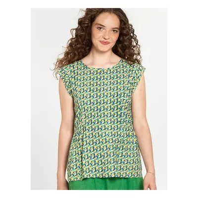 Green patterned blouse Tranquillo - Women