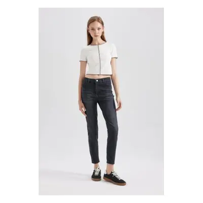 DEFACTO Rebeca Skinny Fit Normal Waist Narrow Leg Long Length Jean Trousers