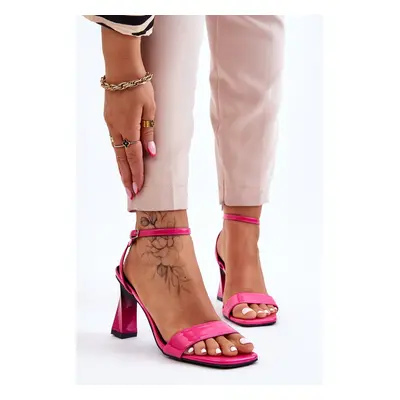 patented heel sandals Fuchsie Owen