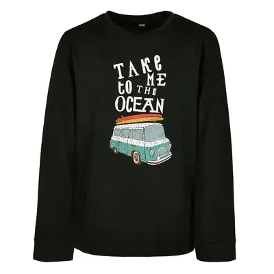 Kids Take Me To The Ocean Longsleeve Black