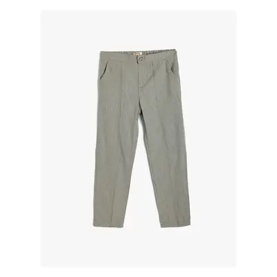 Koton Chino School Trousers Slim Fit with Pocket Detail