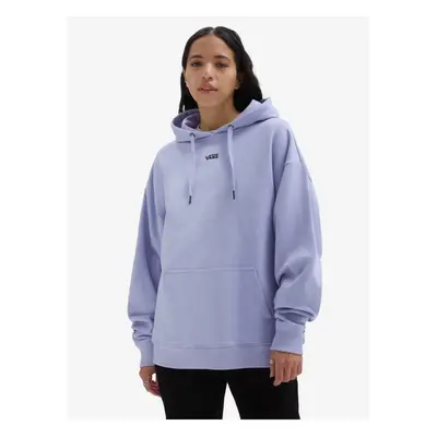 Light Purple Womens Oversize Hoodie VANS Flying - Women