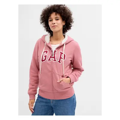 GAP Sherpa Logo Sweatshirt - Women