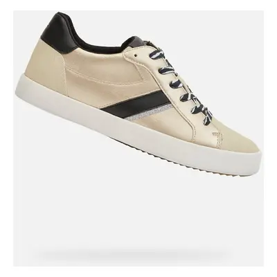 Gold women's sneakers Geox Blomiee - Women's