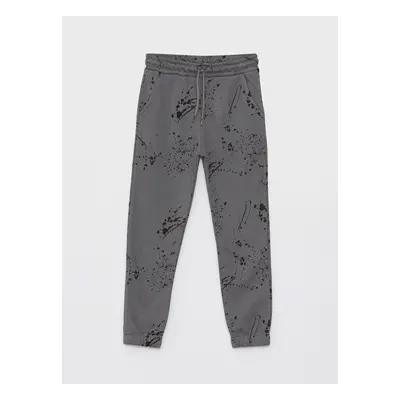 LC Waikiki Printed Boys' Jogger Sweatpants with Elastic Waist