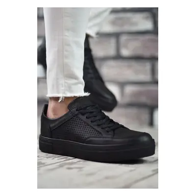 Riccon Black Men's Black Sneakers