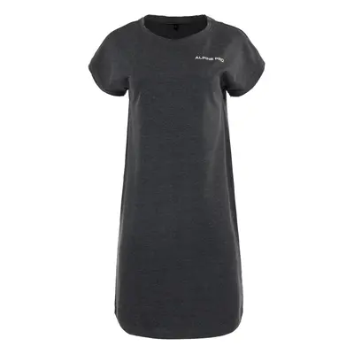 Women's dress ALPINE PRO HEMADA dk.true gray