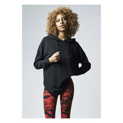 Women's Oversized Terry Hoody Black