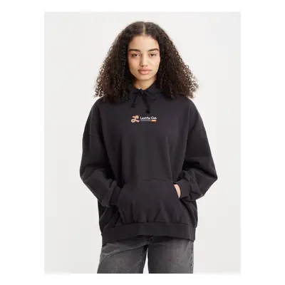 Levi&#39;s Black Ladies Hoodie Levi&#39;s® For Gals - Ladies