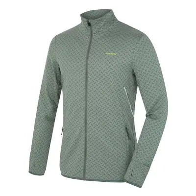 Men's zip hoodie HUSKY Astel green