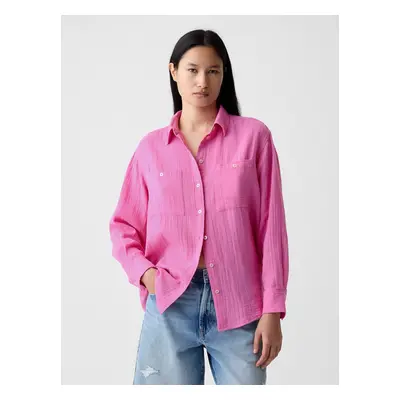 GAP Oversize Muslin Shirt - Women