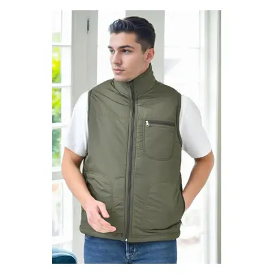 84478 Dewberry Classic Mens Vest-Khaki