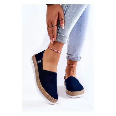 Női espadrill BIG STAR SHOES Navy Blue