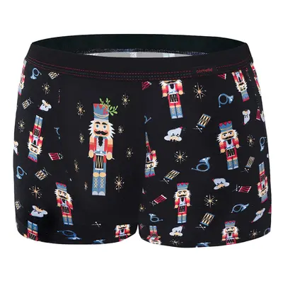 Boxers Nutcracker 007/55 Black Merry Christmas Black