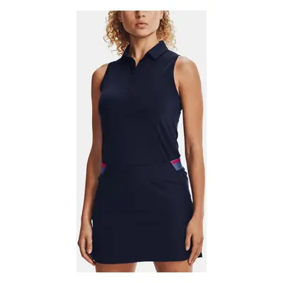 Under Armour Tank Top UA Zinger Sleeveless Polo-NVY - Women