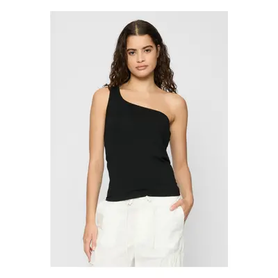 Women's top with one strap Abbey black