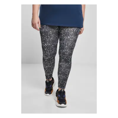 Women's Leggings AOP Black/White