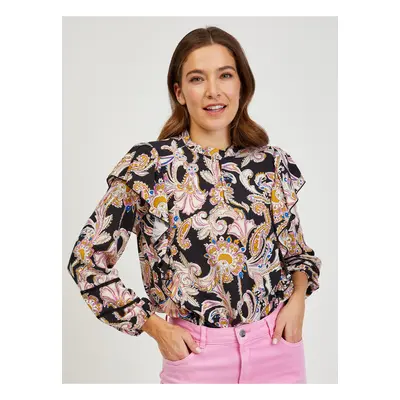 Black Women's Patterned Blouse ORSAY - Ladies